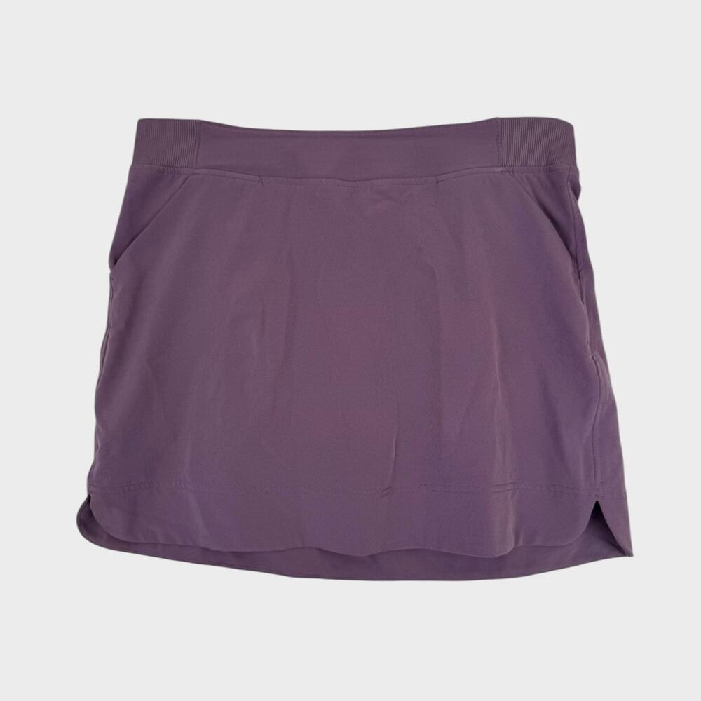 32 Degrees Cool Size Large Womens Skort Purple Polyester Spandex
